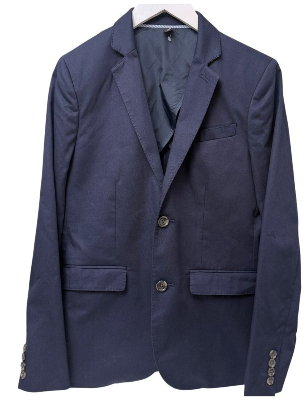Crewcuts Ludlow Blazer Boys 14 Navy Italian Visconti Cotton School Suit Jacket